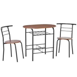 2 Person Dining Table Set 2-Seater Bar Stool and Table Set