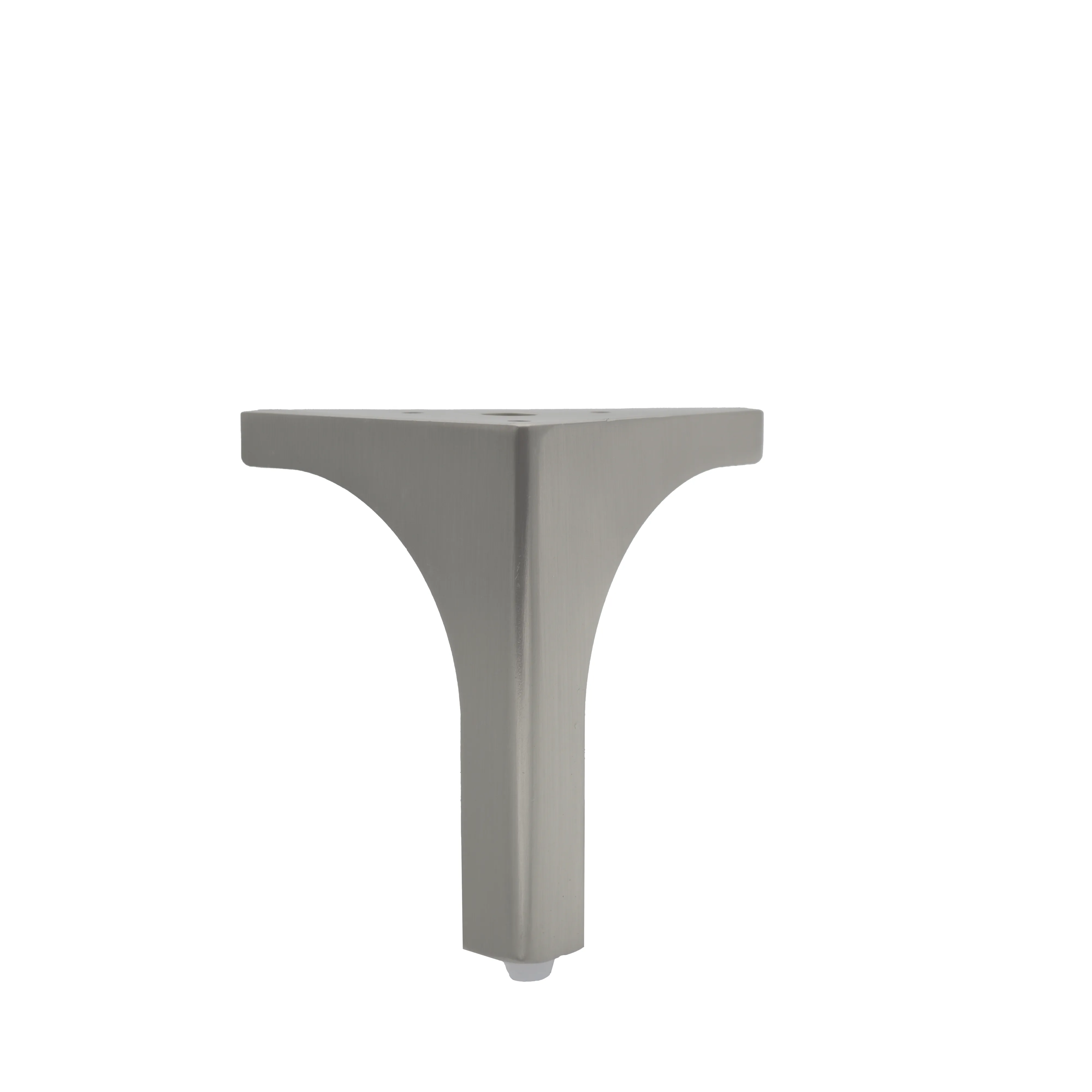 4 1/2" Brushed Metal Sofa Legs (ML-45T)