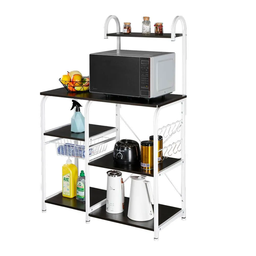 4-Tier Kitchen Baker's Rack Storage Cart Workstation Shelf