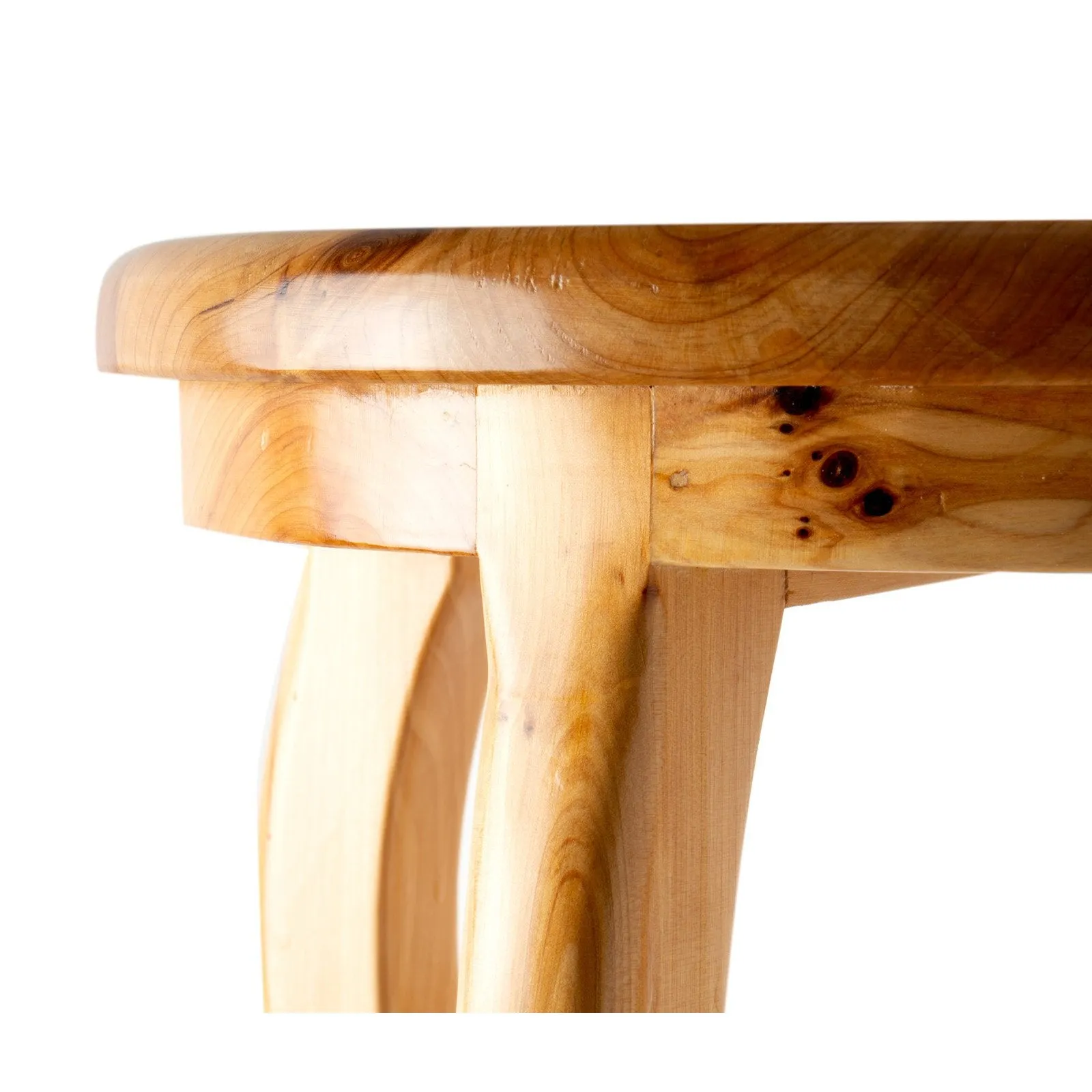 ALFI Brand AB4406 11" Cedar Wood Round Stool Multi-Purpose Accessory