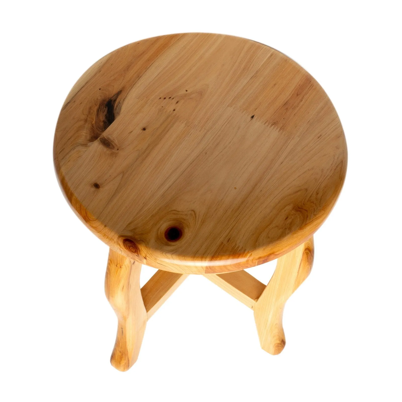 ALFI Brand AB4406 11" Cedar Wood Round Stool Multi-Purpose Accessory