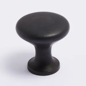 Ascot Knob - Scorched Black