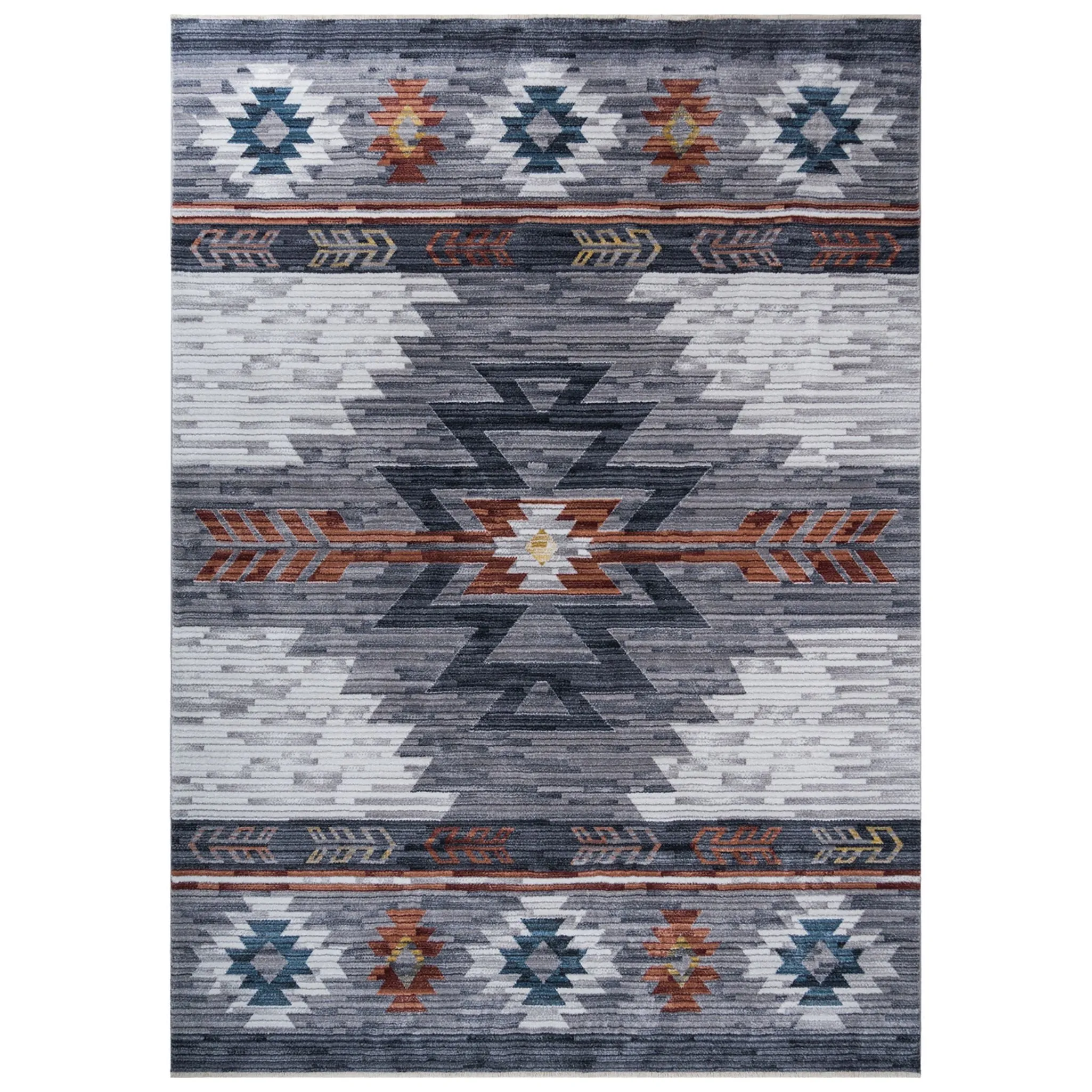 Ashton-568 Area Rugs Rectangle Rustic 5-X-7