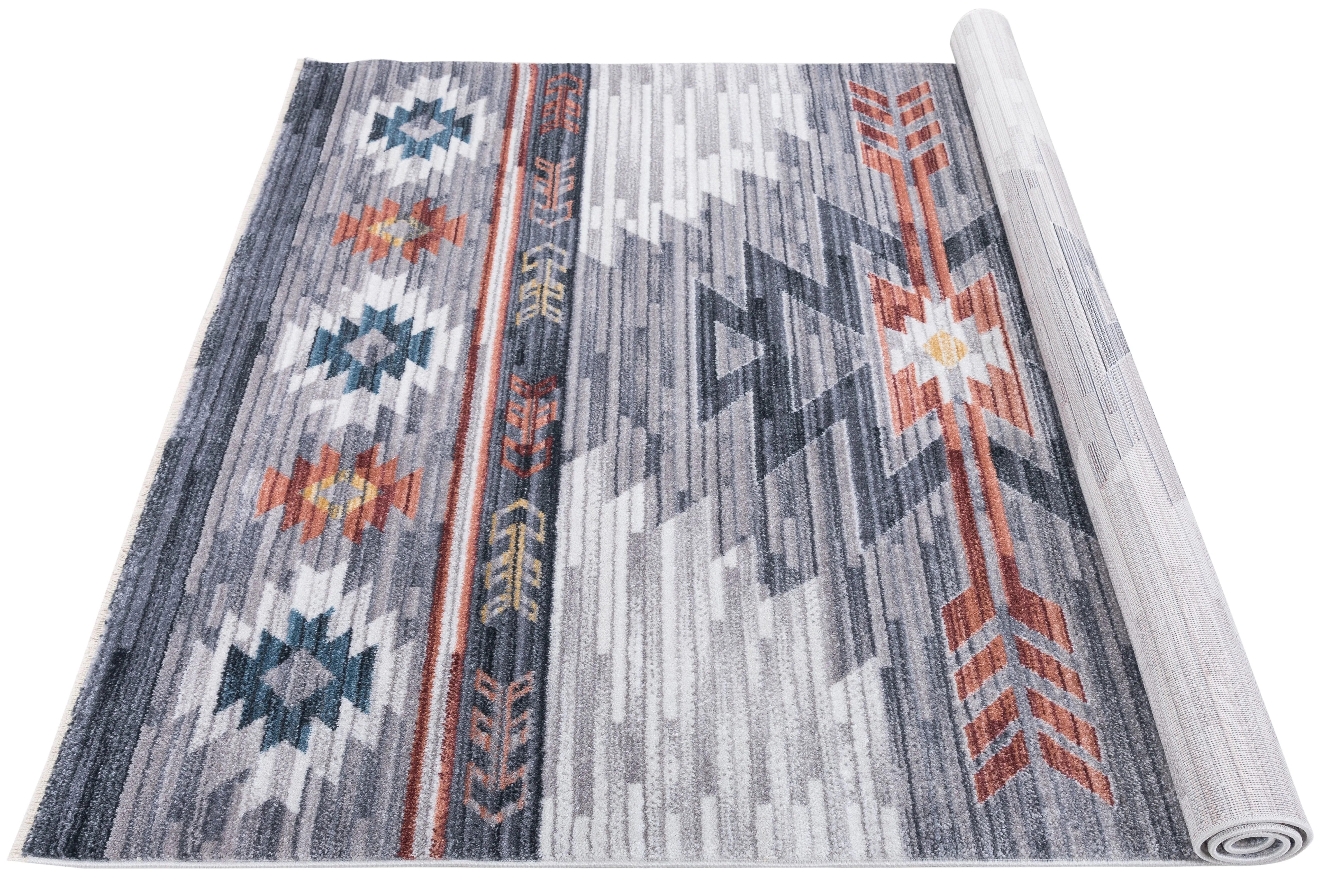 Ashton-568 Area Rugs Rectangle Rustic 5-X-7