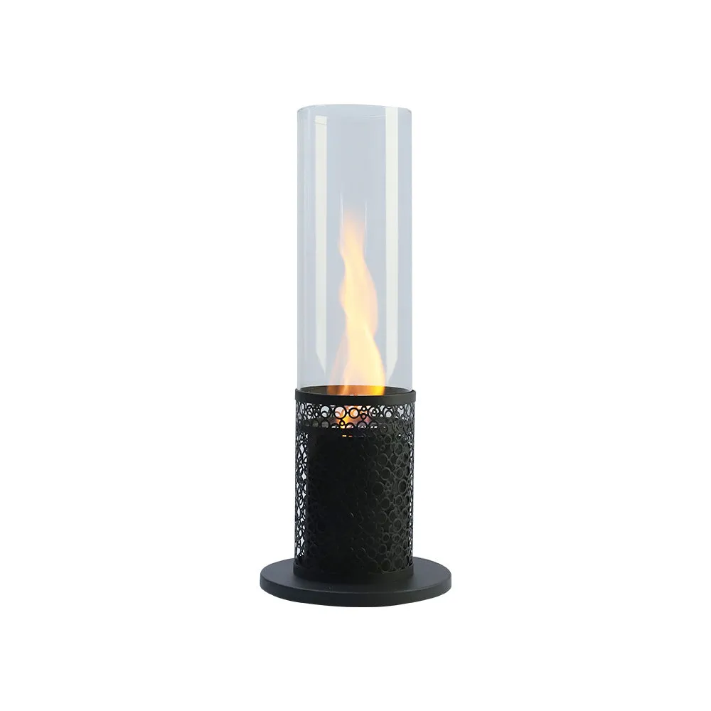 Bio Ethanol Fire Pit Tabletop Fireplace Glass Burner Patio Heater Indoor Outdoor