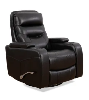 Black Eclipse Storage Recliner