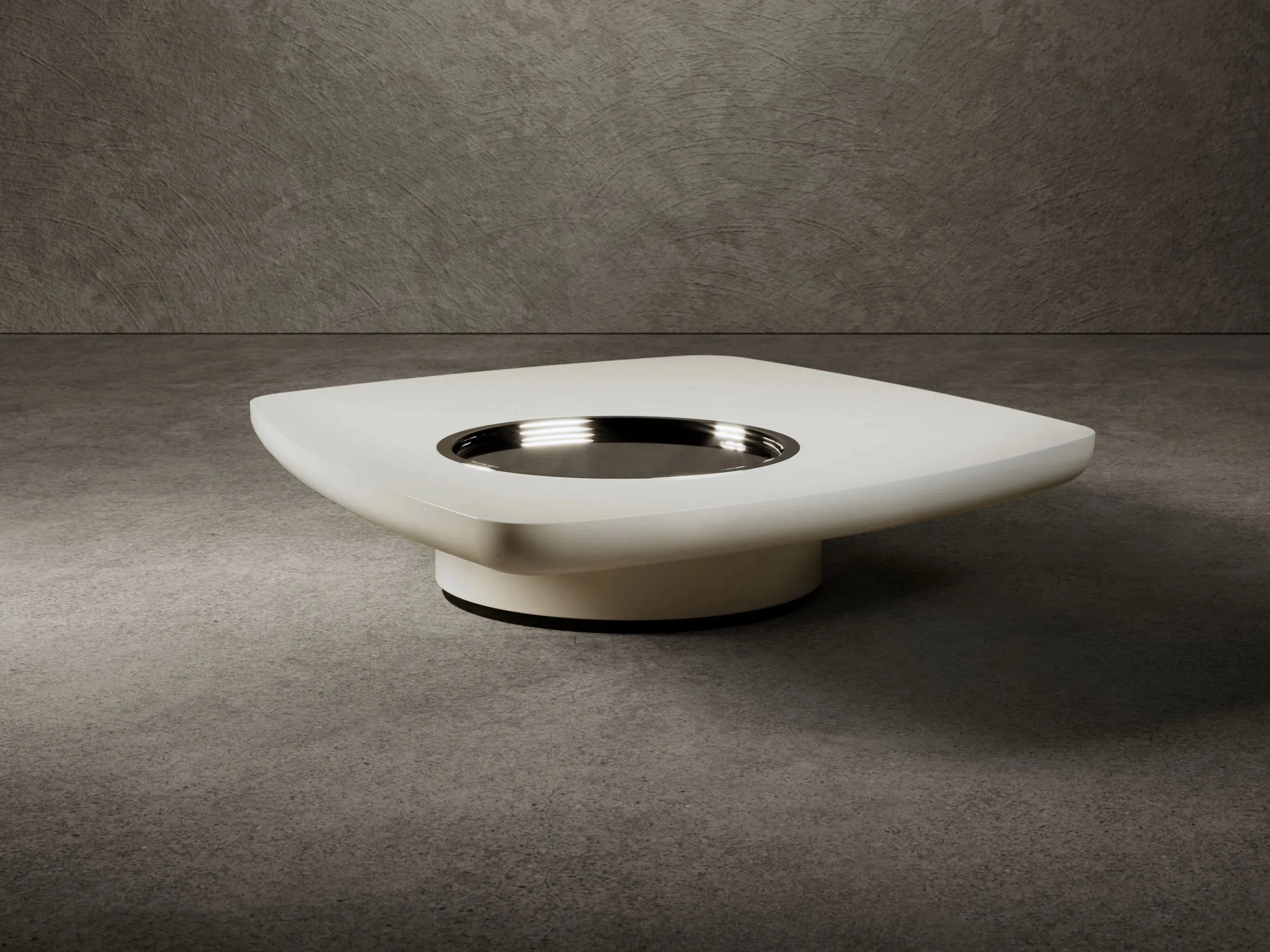 BLACKBIRD Light Grey Low Coffee Table