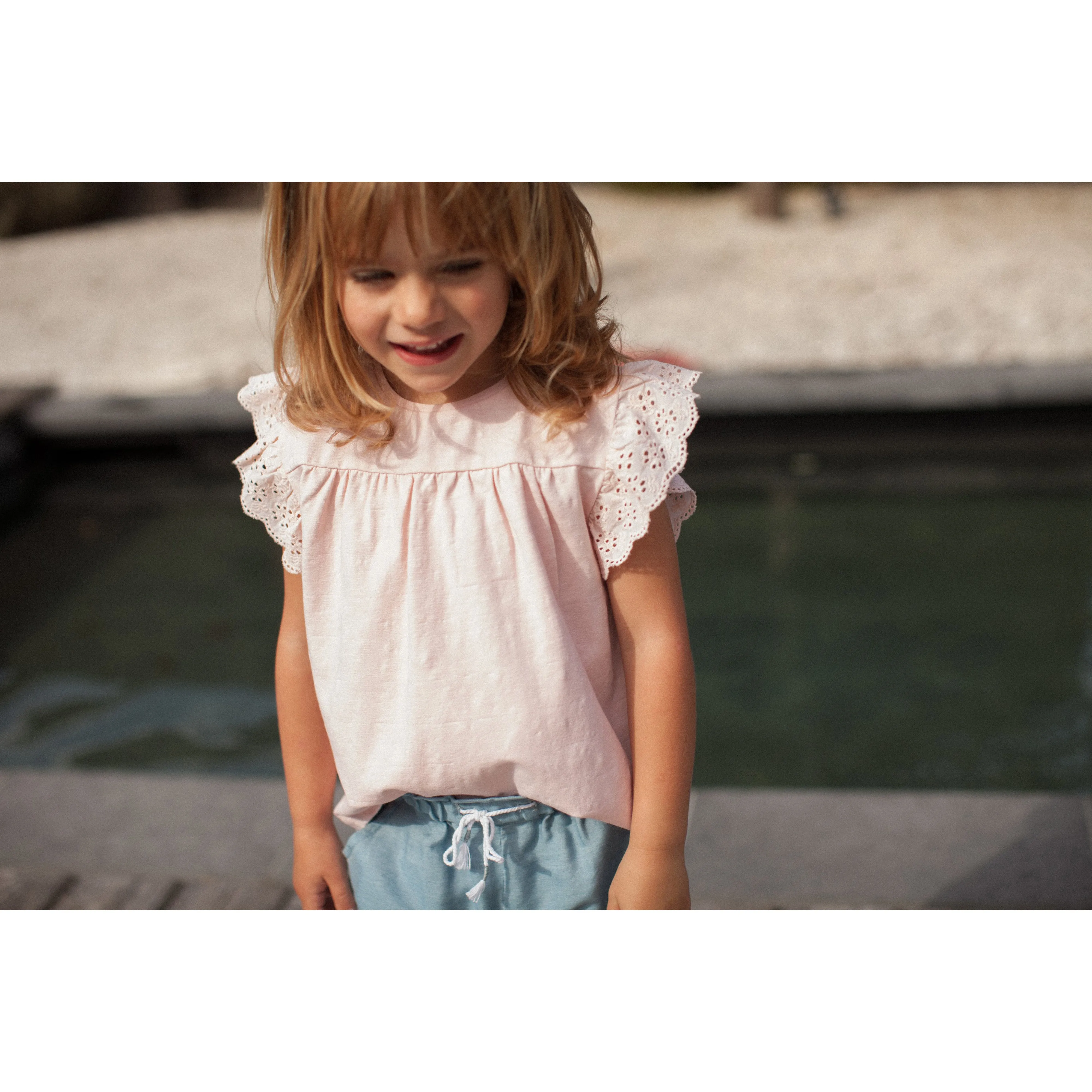 Bonheur du Jour Paris Baby Girl Tee Shirt Pivoine Pink