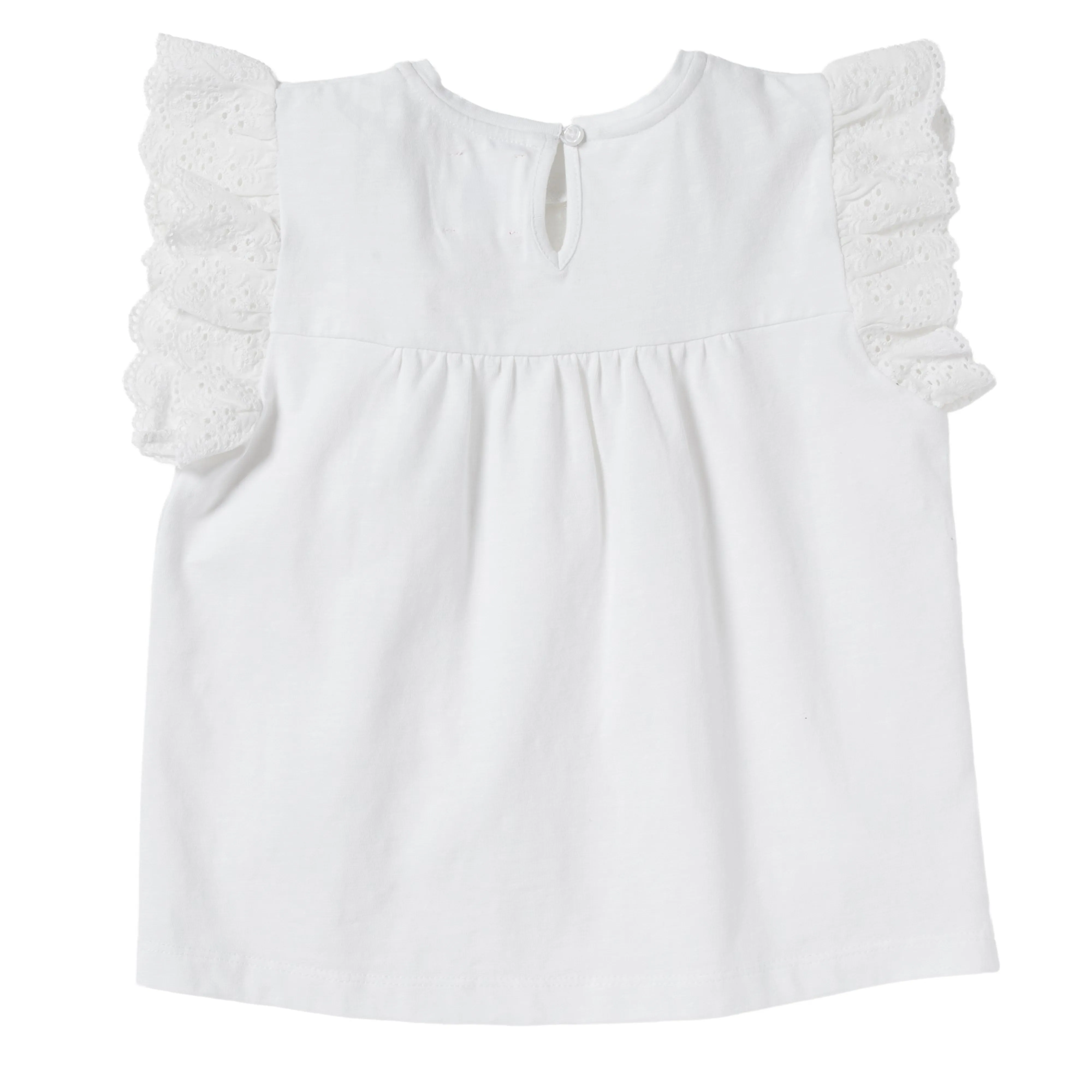 Bonheur du Jour Paris Baby Girl Tee Shirt White