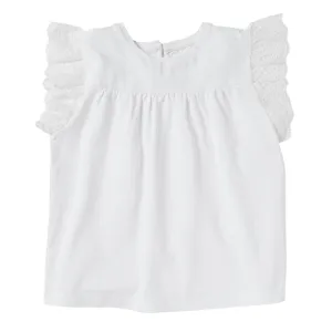 Bonheur du Jour Paris Baby Girl Tee Shirt White