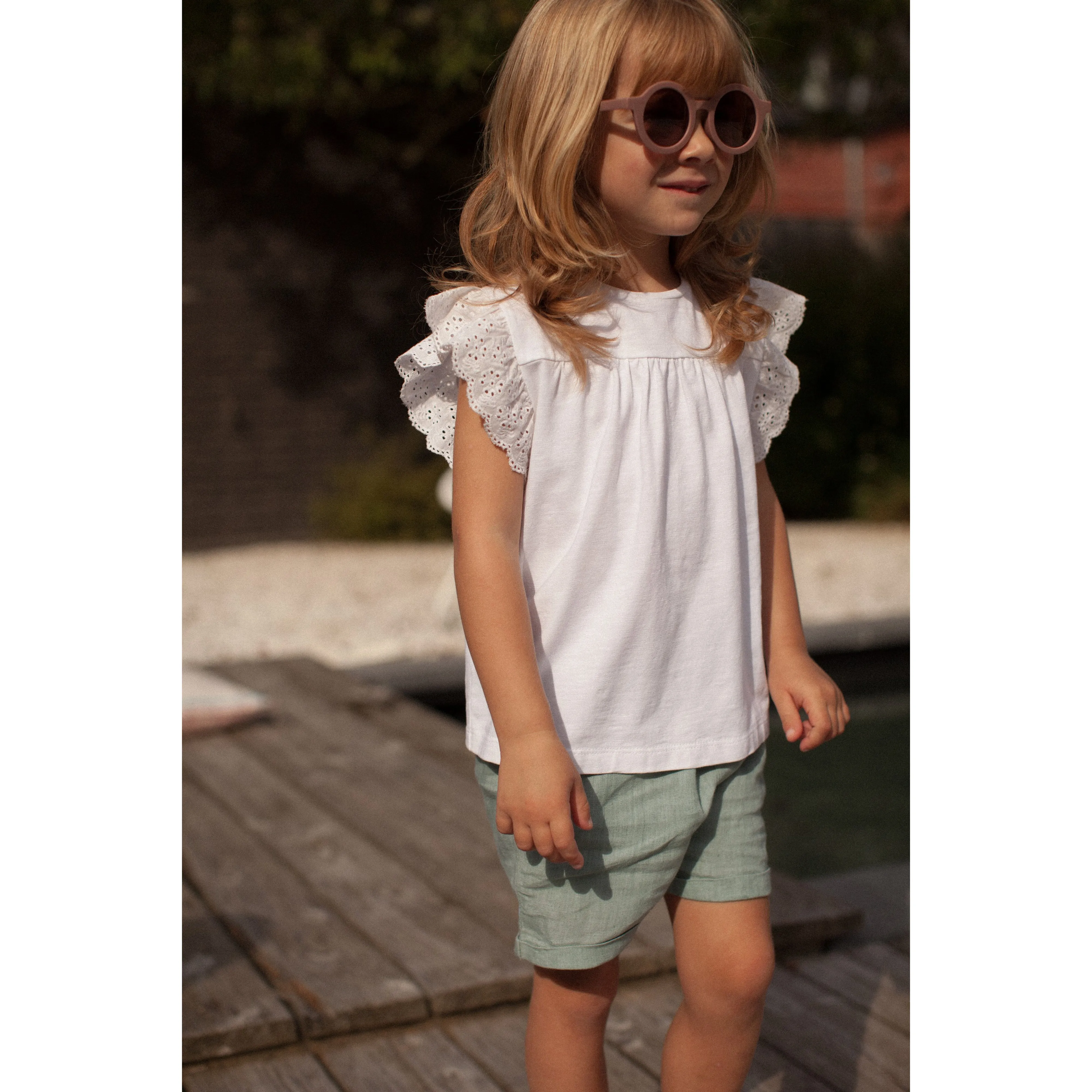 Bonheur du Jour Paris Baby Girl Tee Shirt White