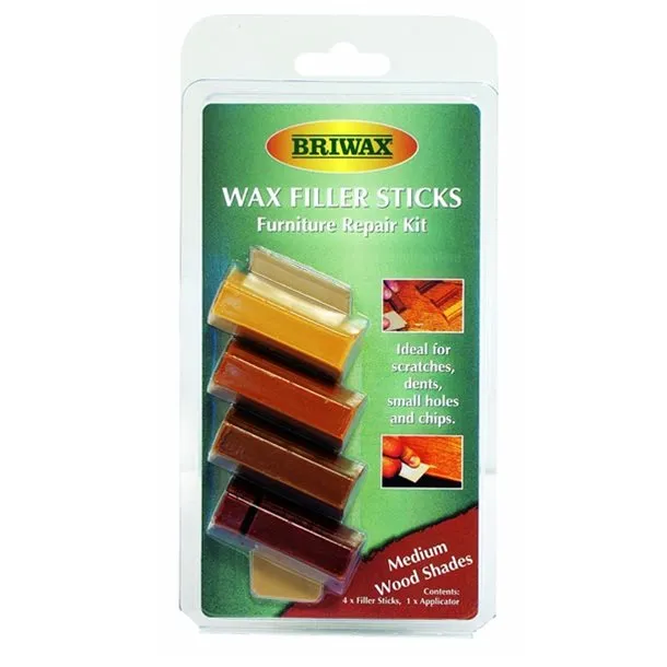 Briwax | Wax Filler Sticks Set of Medium Shades 4Pc