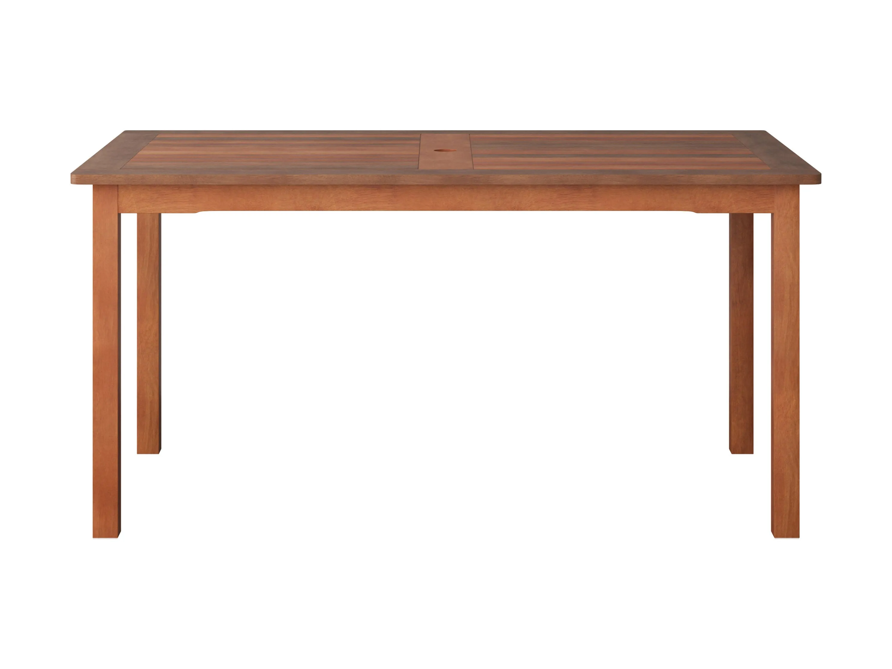 Brown Outdoor Wood Dining Table