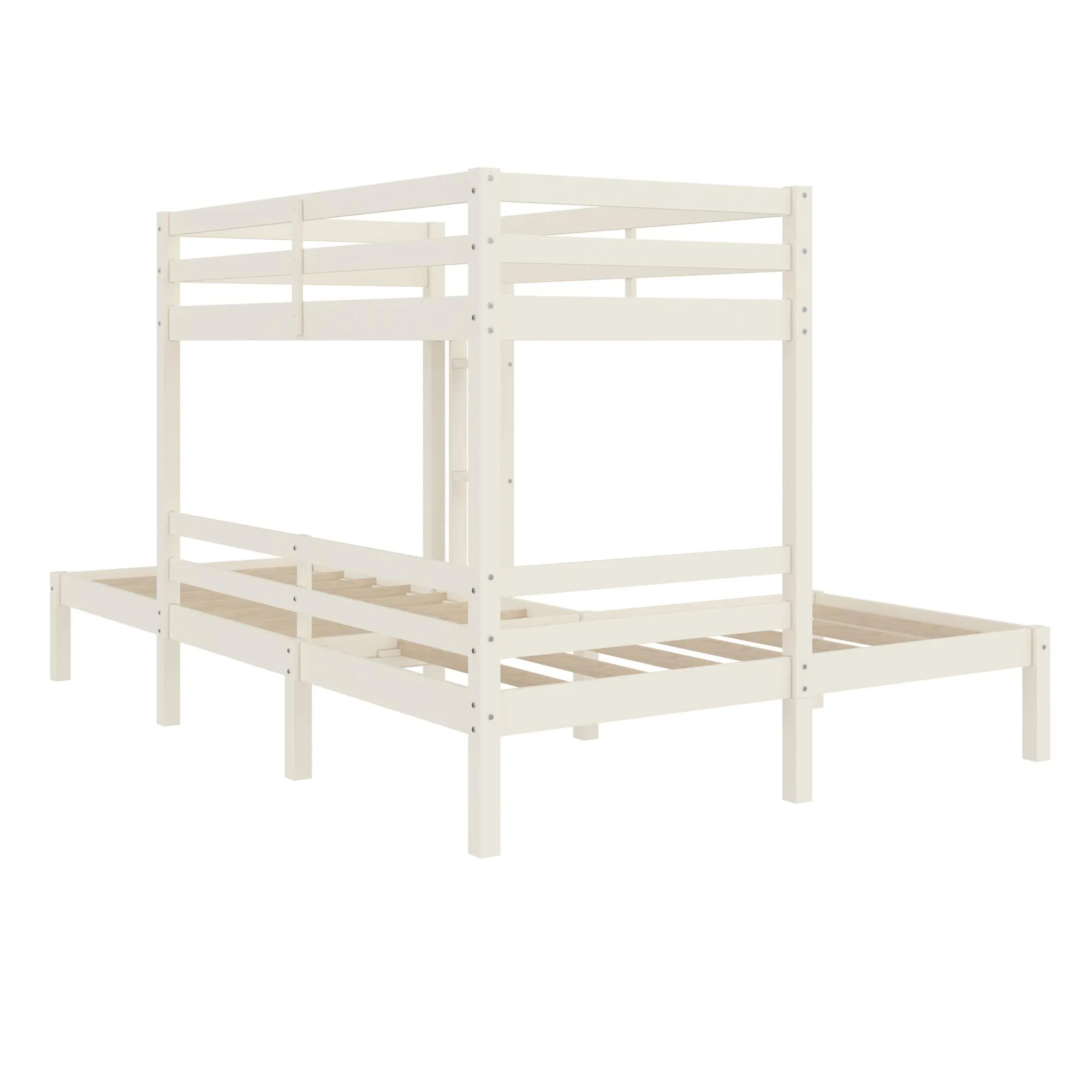 Casey Kids' L-Shaped Corner Triple Bunk Bed