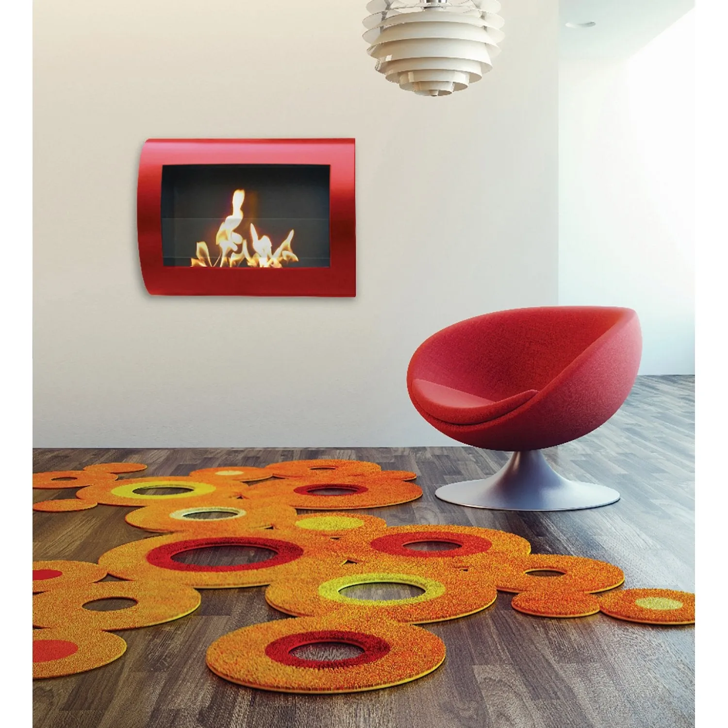 Chelsea Wall Mount BioEthanol Fireplace