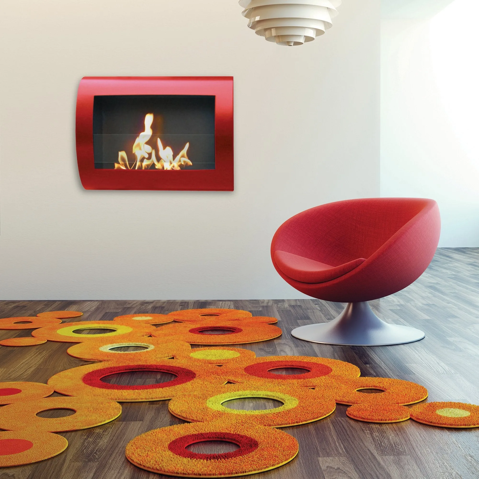 Chelsea Wall Mount BioEthanol Fireplace