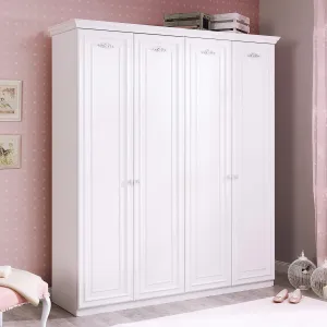 Cilek Romantica 4 Doors Wardrobe