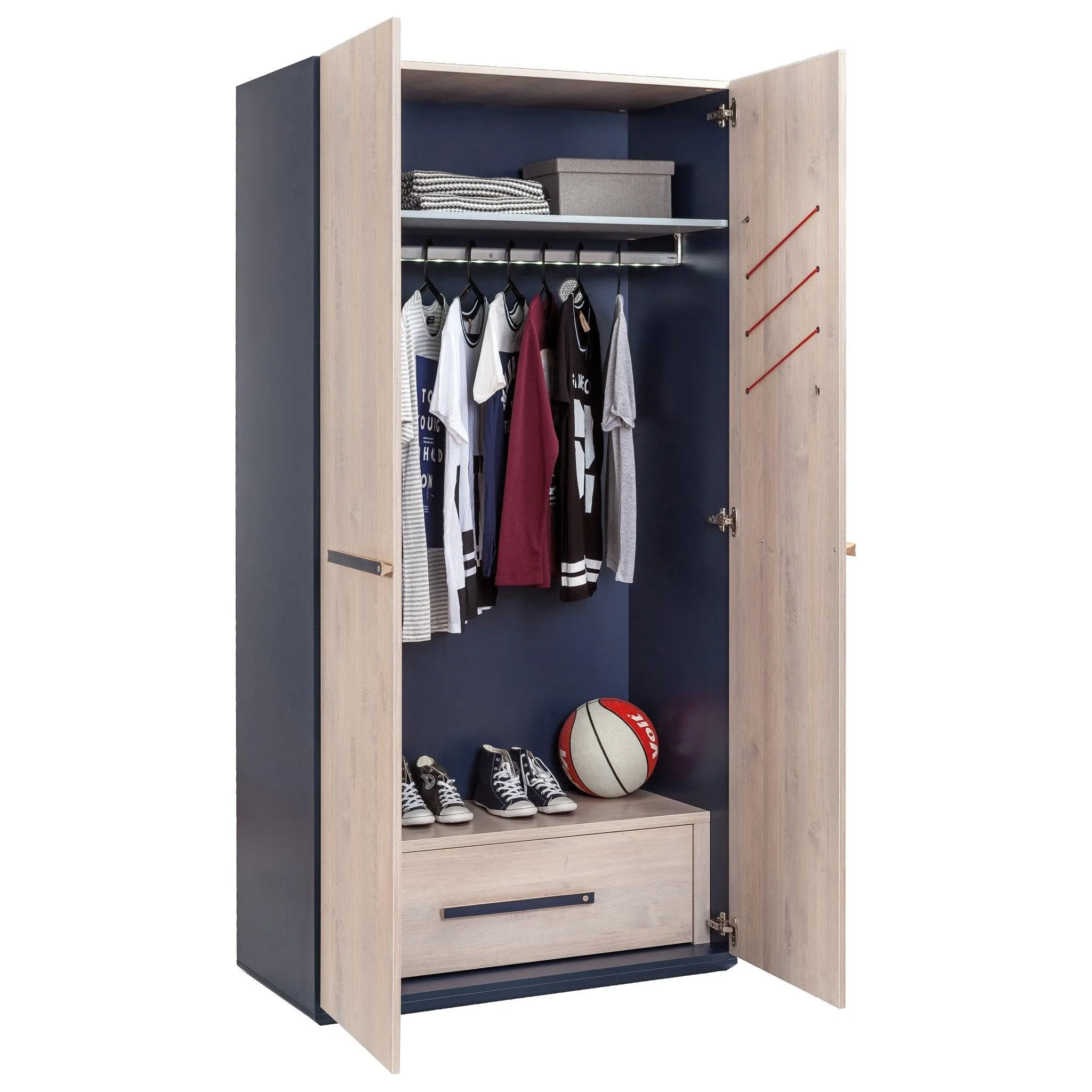 Cilek Trio 2 Doors Wardrobe