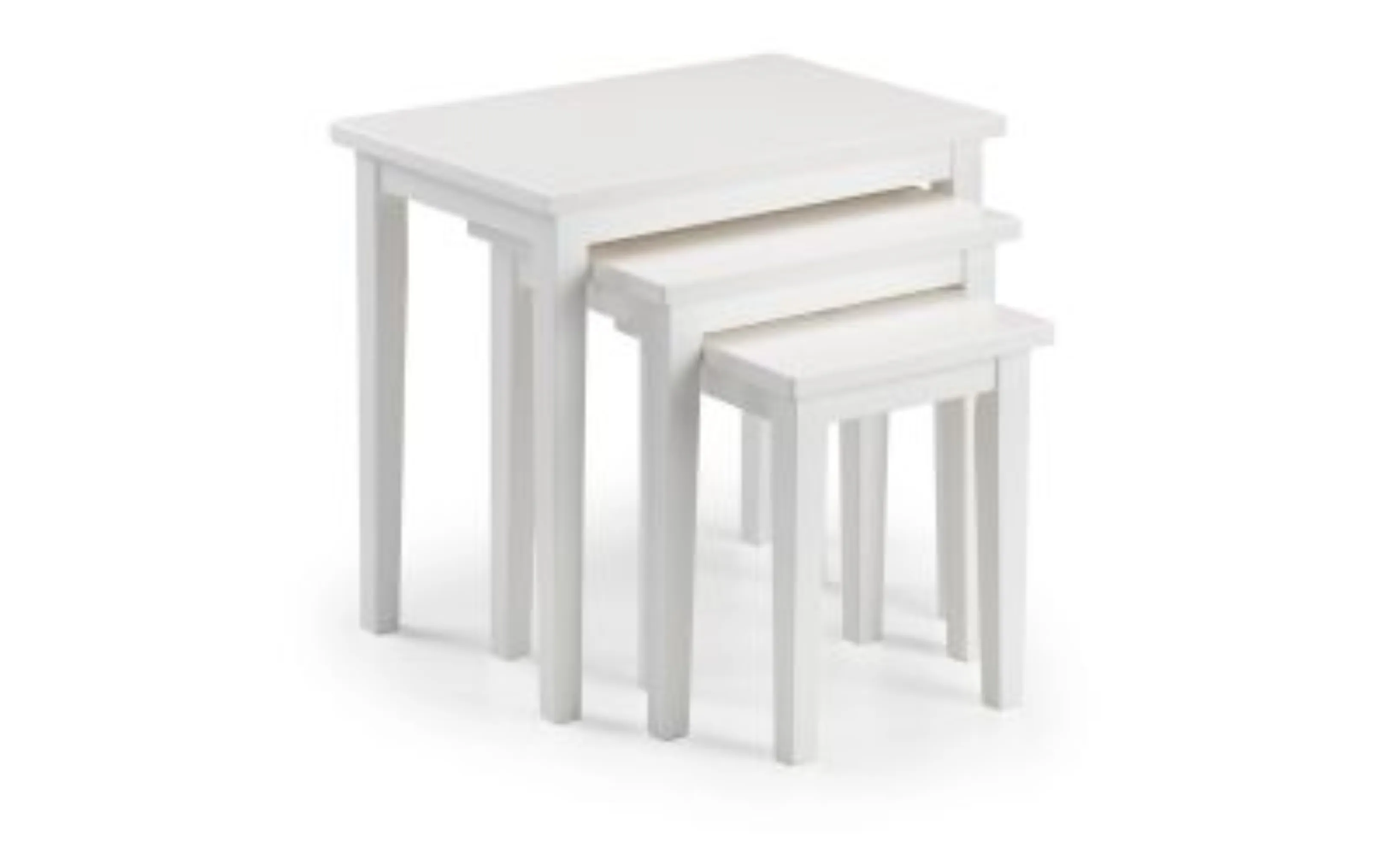 Cleo Nest Of Tables - Pure White Finish