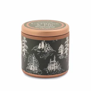 Cypress & Fir 3oz Copper Tin Candle Green Label