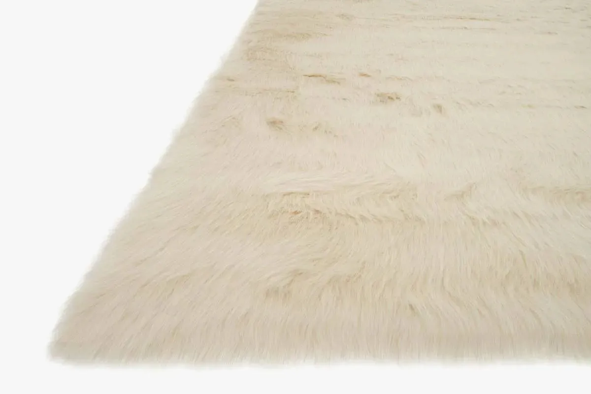 Danso Shag DA-04 Bone Rug