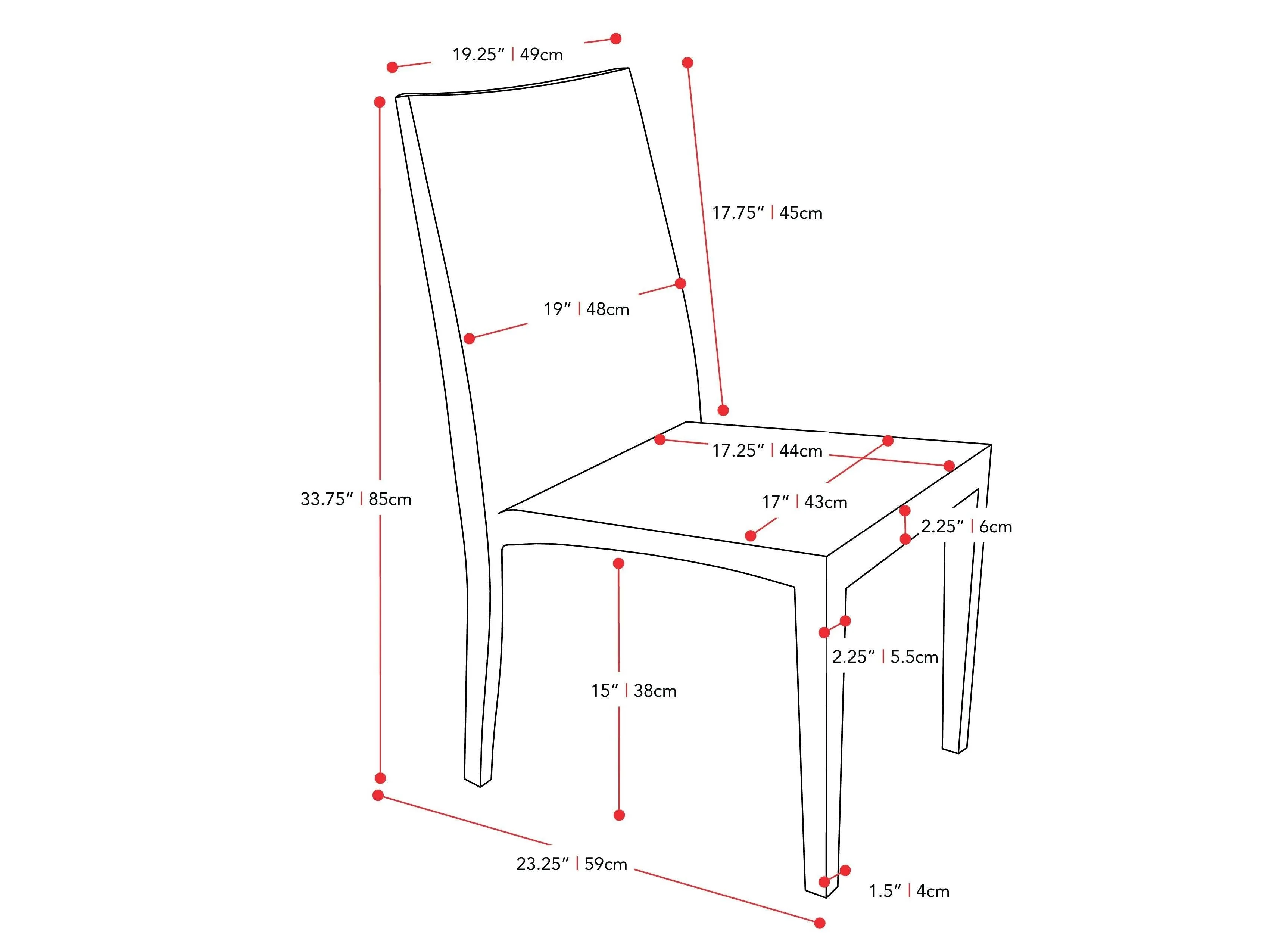 Dining Chairs 4pc