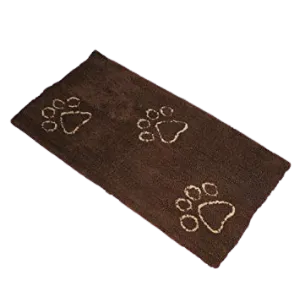 Dog Gone Smart Dirty Dog Doormat Runner Mocha Brown