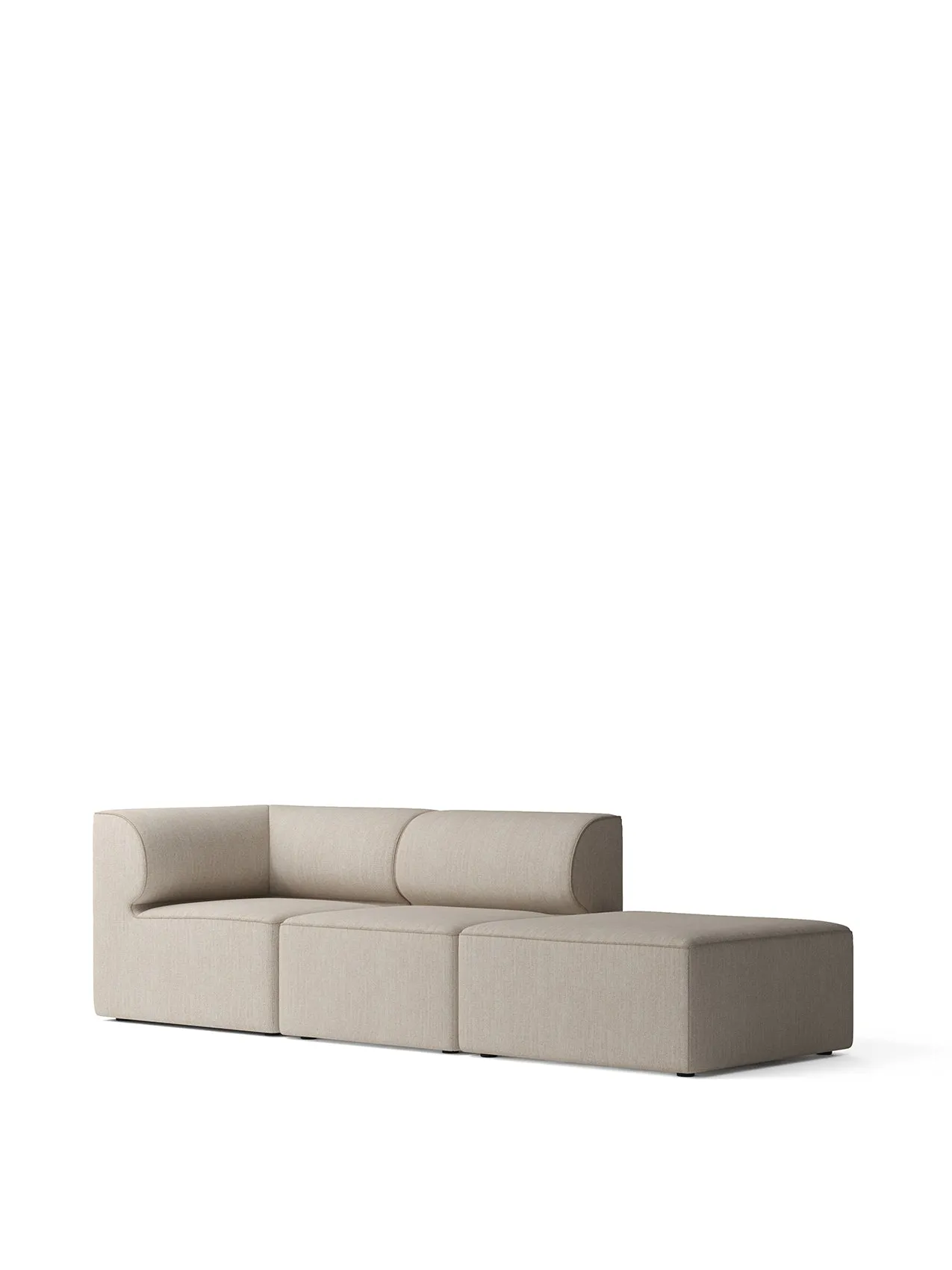 Eave Modular Sofa, 86, 3 Seater w. Pouf