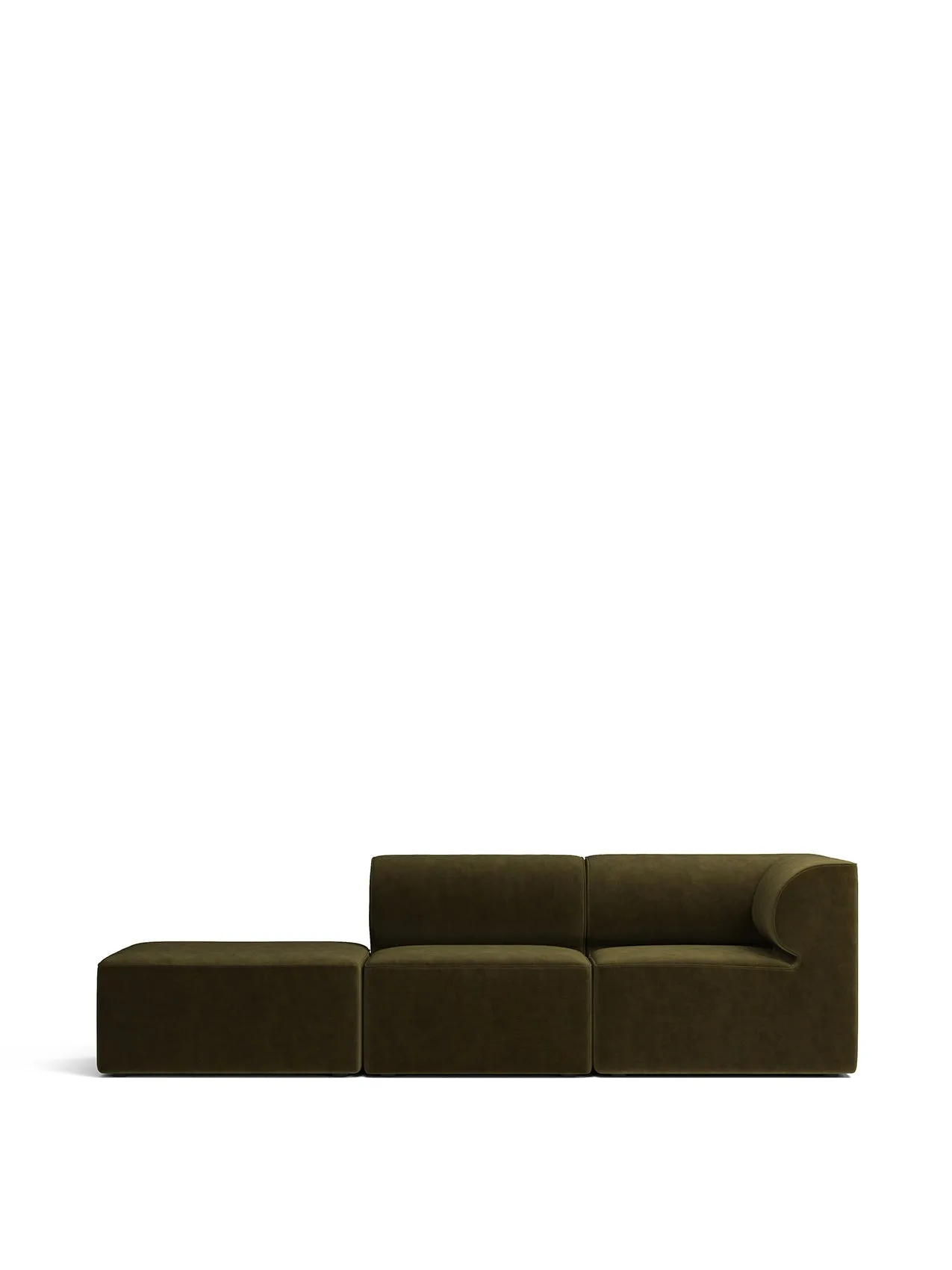 Eave Modular Sofa, 86, 3 Seater w. Pouf