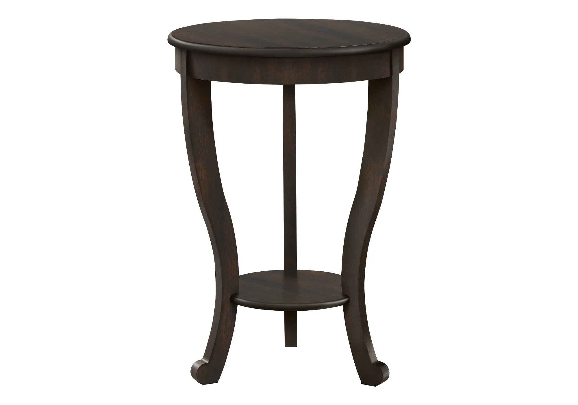 Elegant Walnut Accent Table