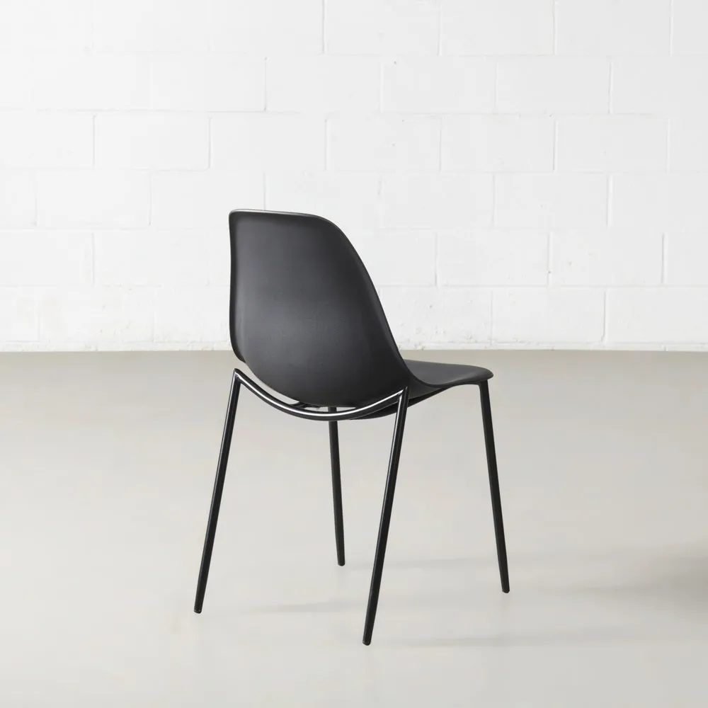 ELLEN - Black Dining Chair