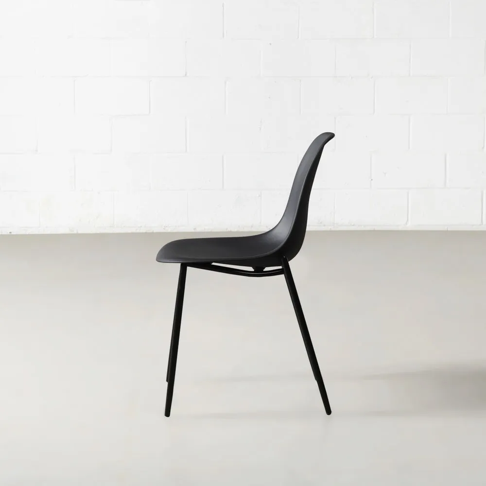 ELLEN - Black Dining Chair