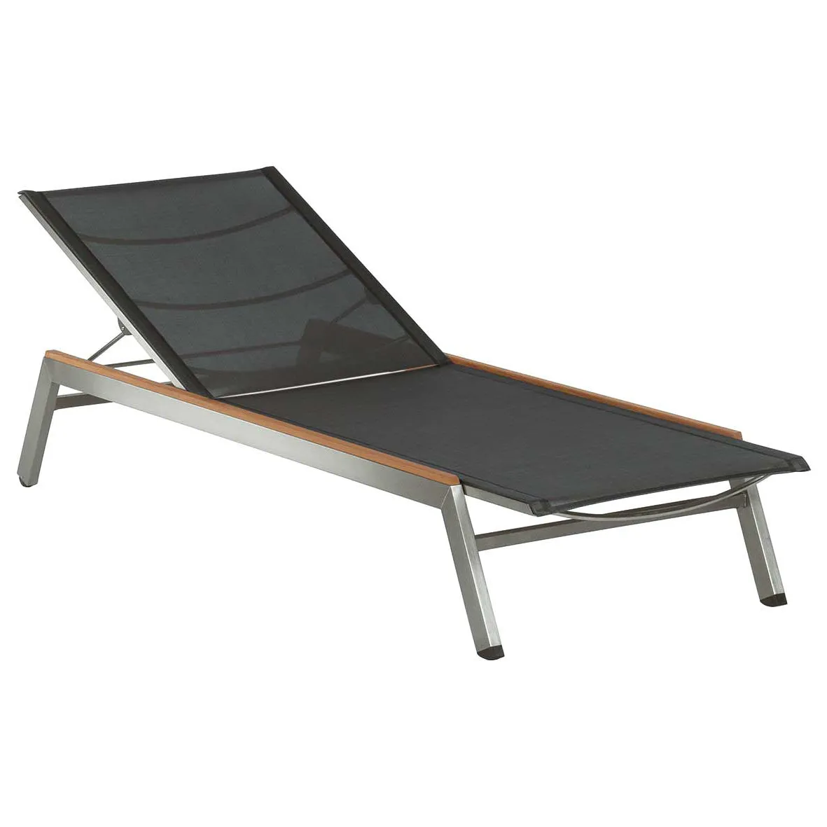 Equinox Lounger Teak Side Strip