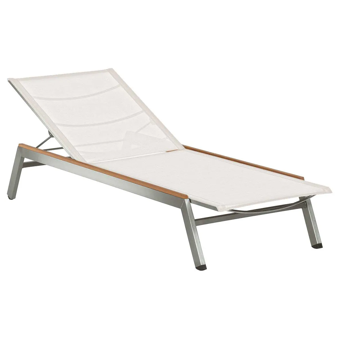 Equinox Lounger Teak Side Strip