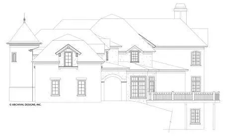 Expansive 6,532 sq ft Home Plan Featuring 4 Bedrooms and Bonus Room