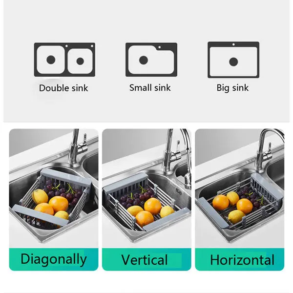 Extendable Multifunctional Sink Rack