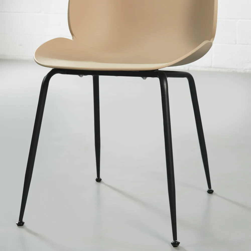 GEORGINA - Beige Dining Chair