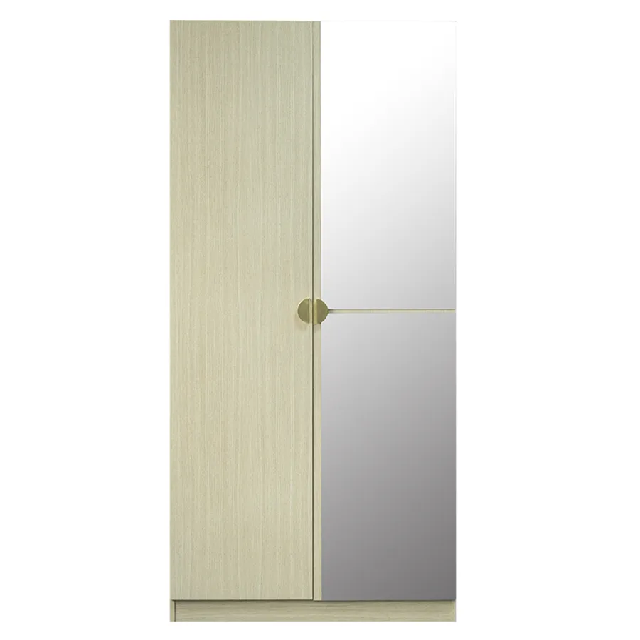 Georgine 2 Door with Mirror Wardrobe