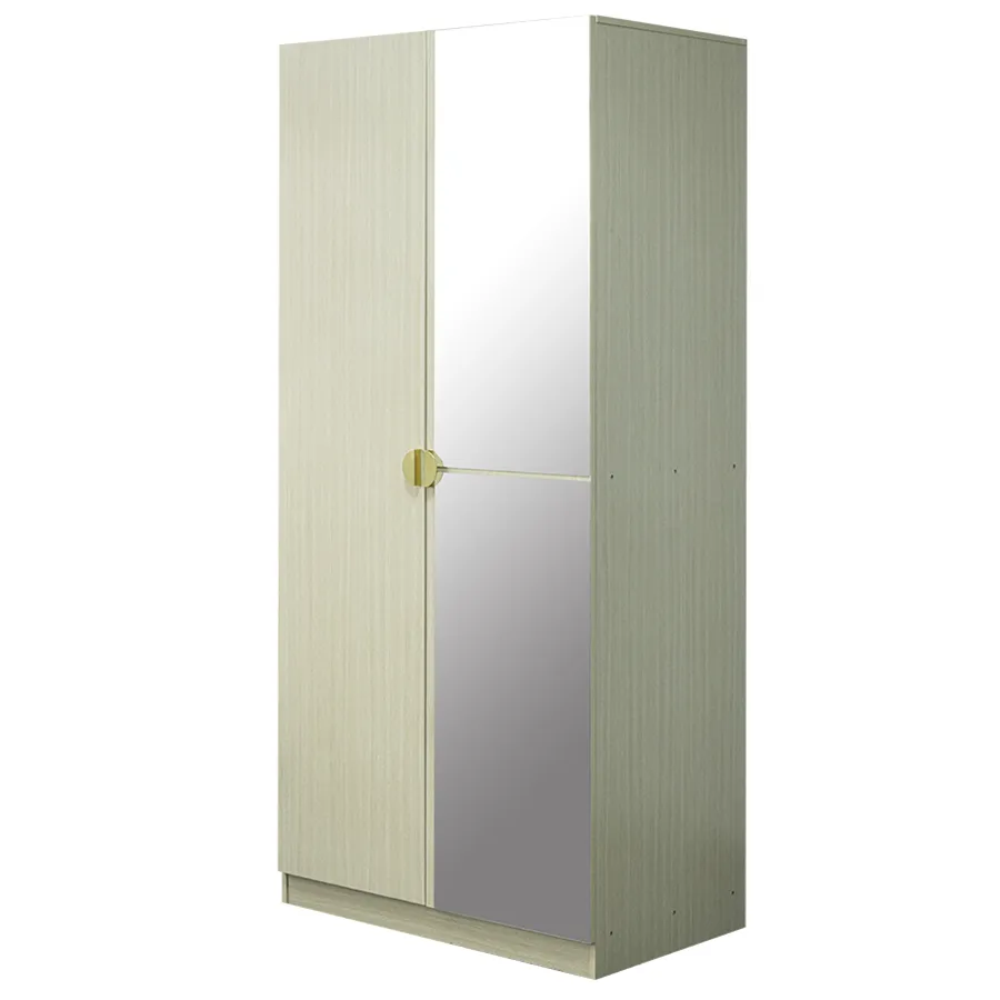 Georgine 2 Door with Mirror Wardrobe