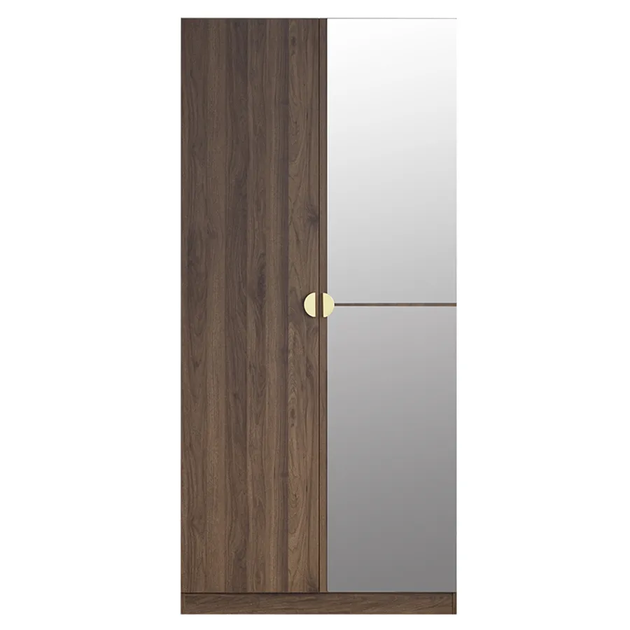 Georgine 2 Door with Mirror Wardrobe