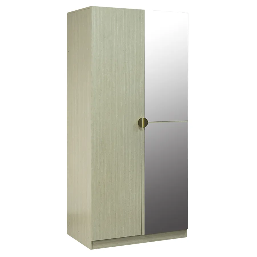 Georgine 2 Door with Mirror Wardrobe