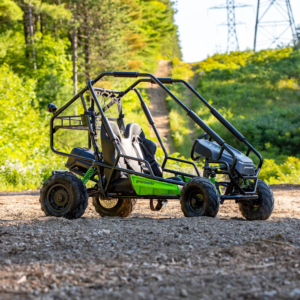 Greenworks 60V All-Terrain 2-Seat Electric Youth Go-Kart