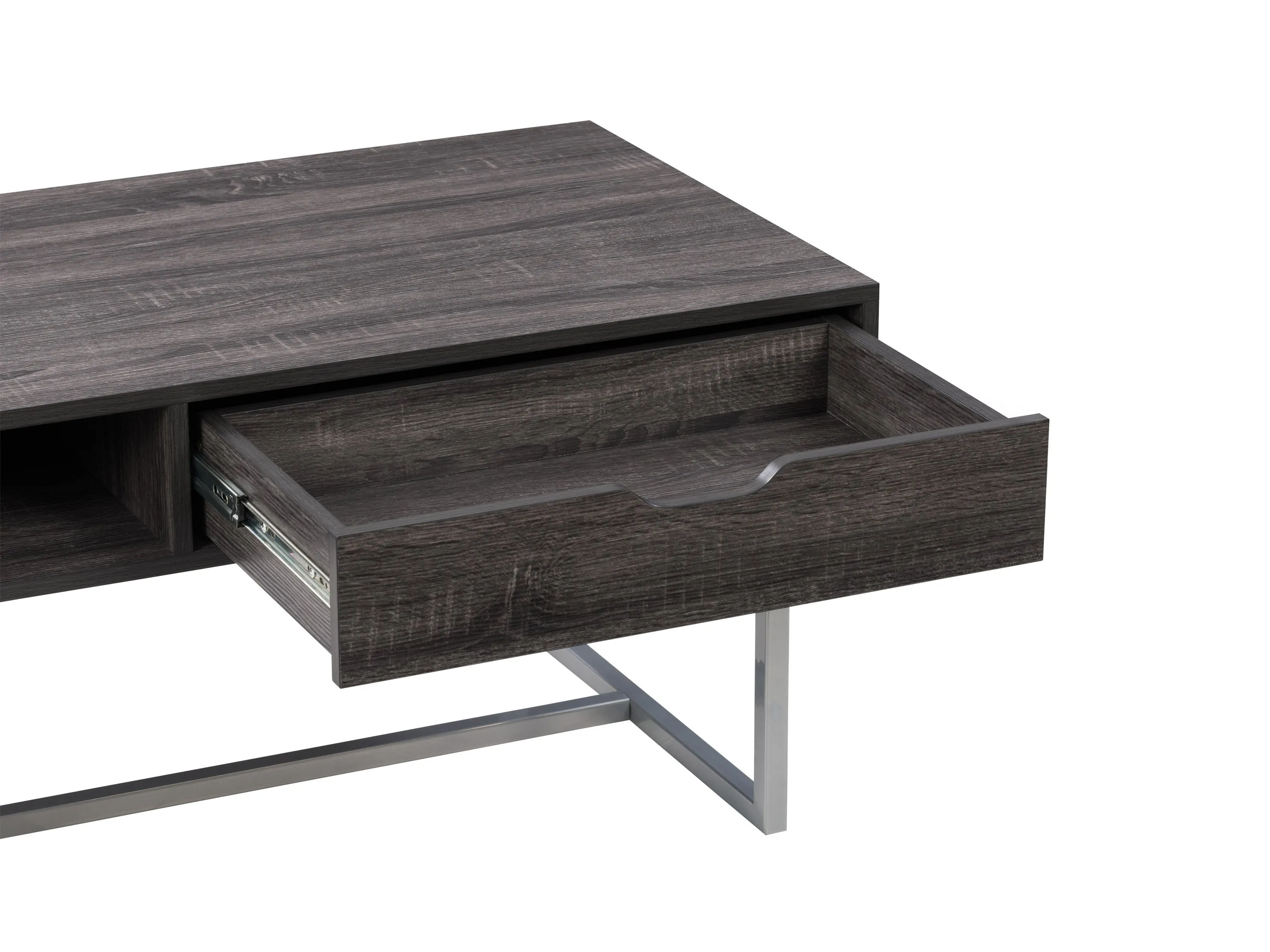 Grey Modern Rectangular Coffee Table