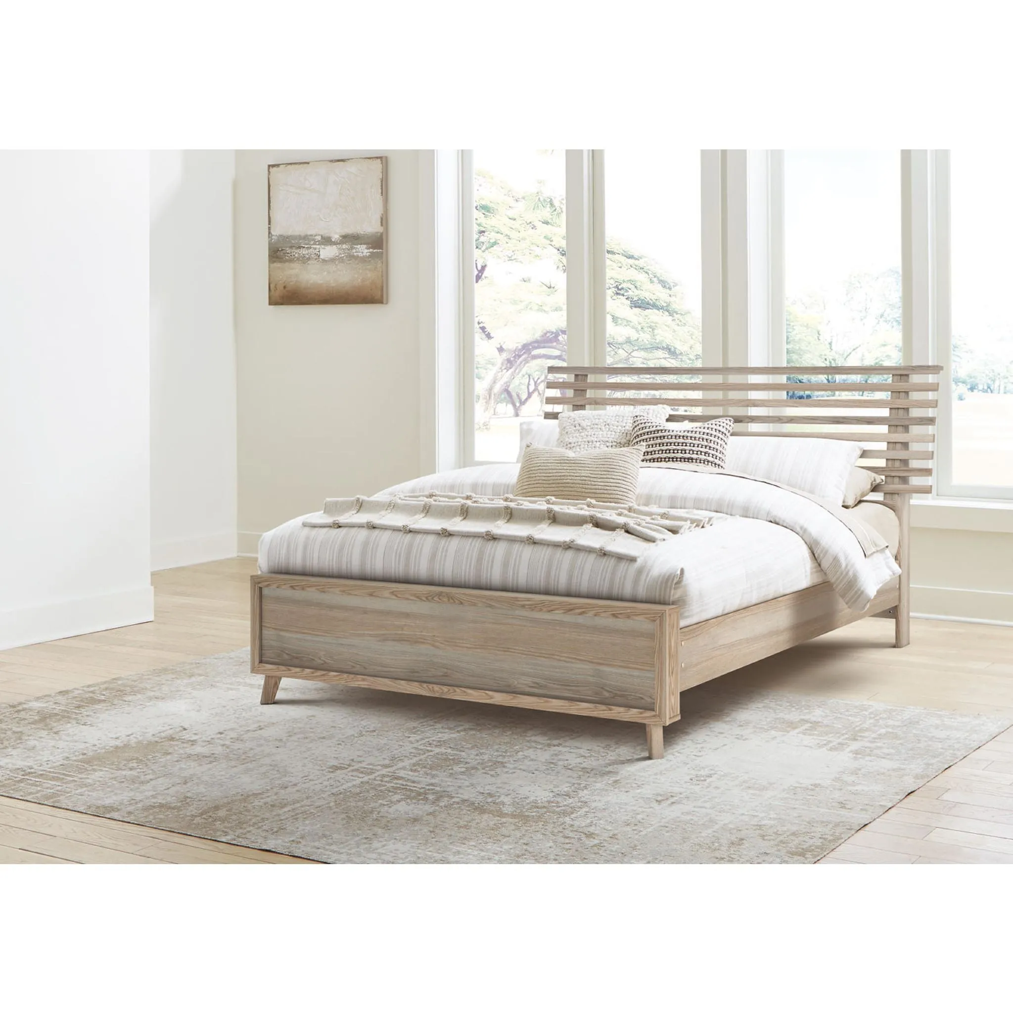 Hasbrick Slat Panel Bed