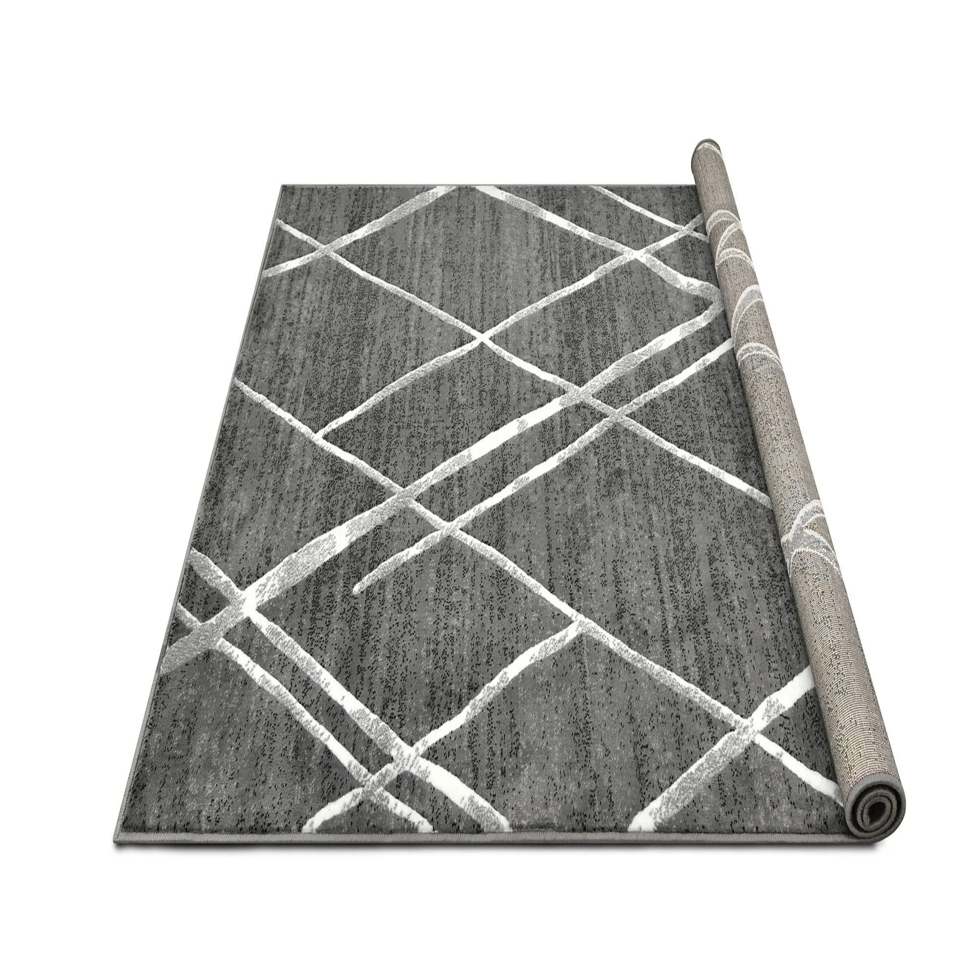 Impulse 930 Area Rugs Slate 8-X-10