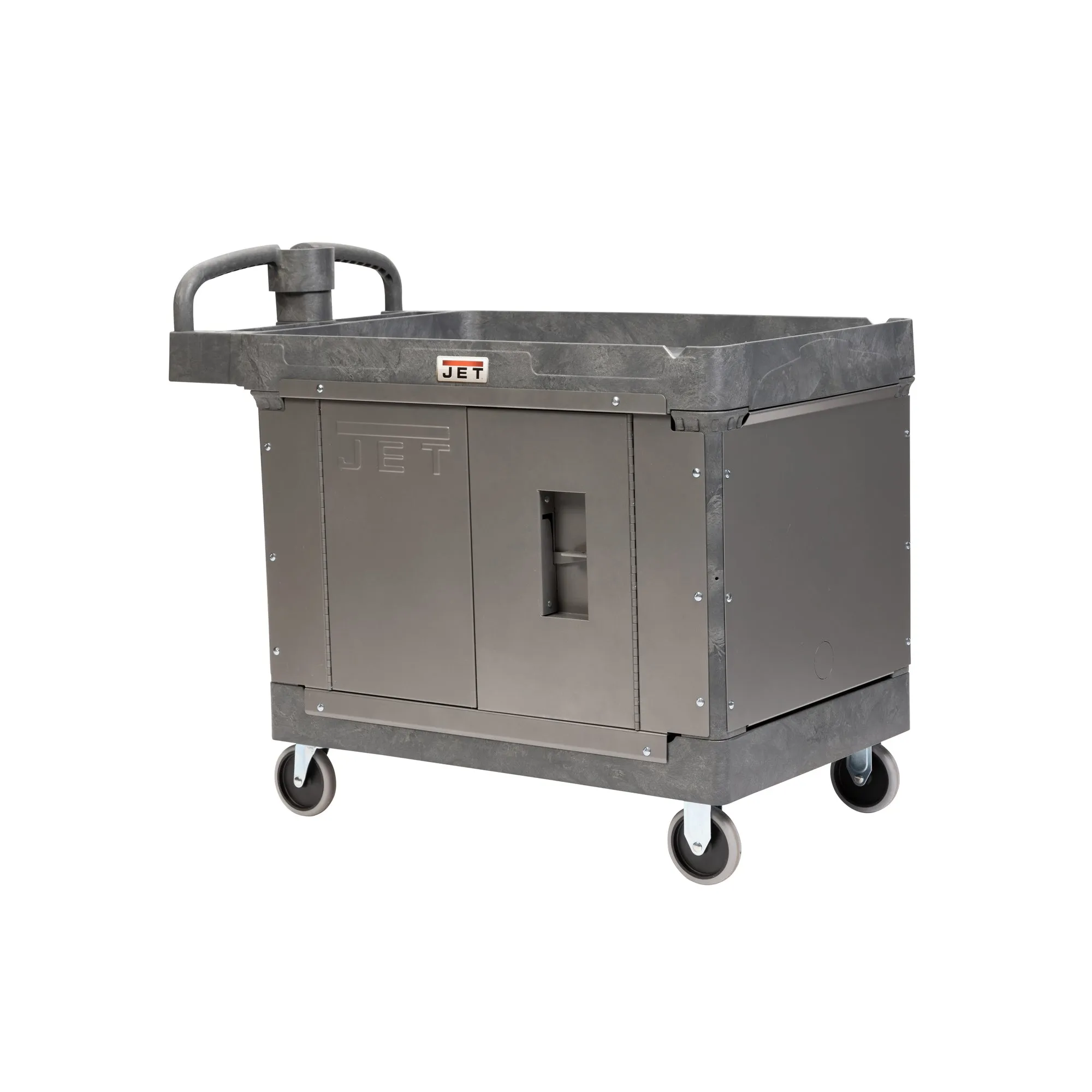 Jet Tools Load-N-Lock Security Cart System with PUC-4325 Resin Utility Cart