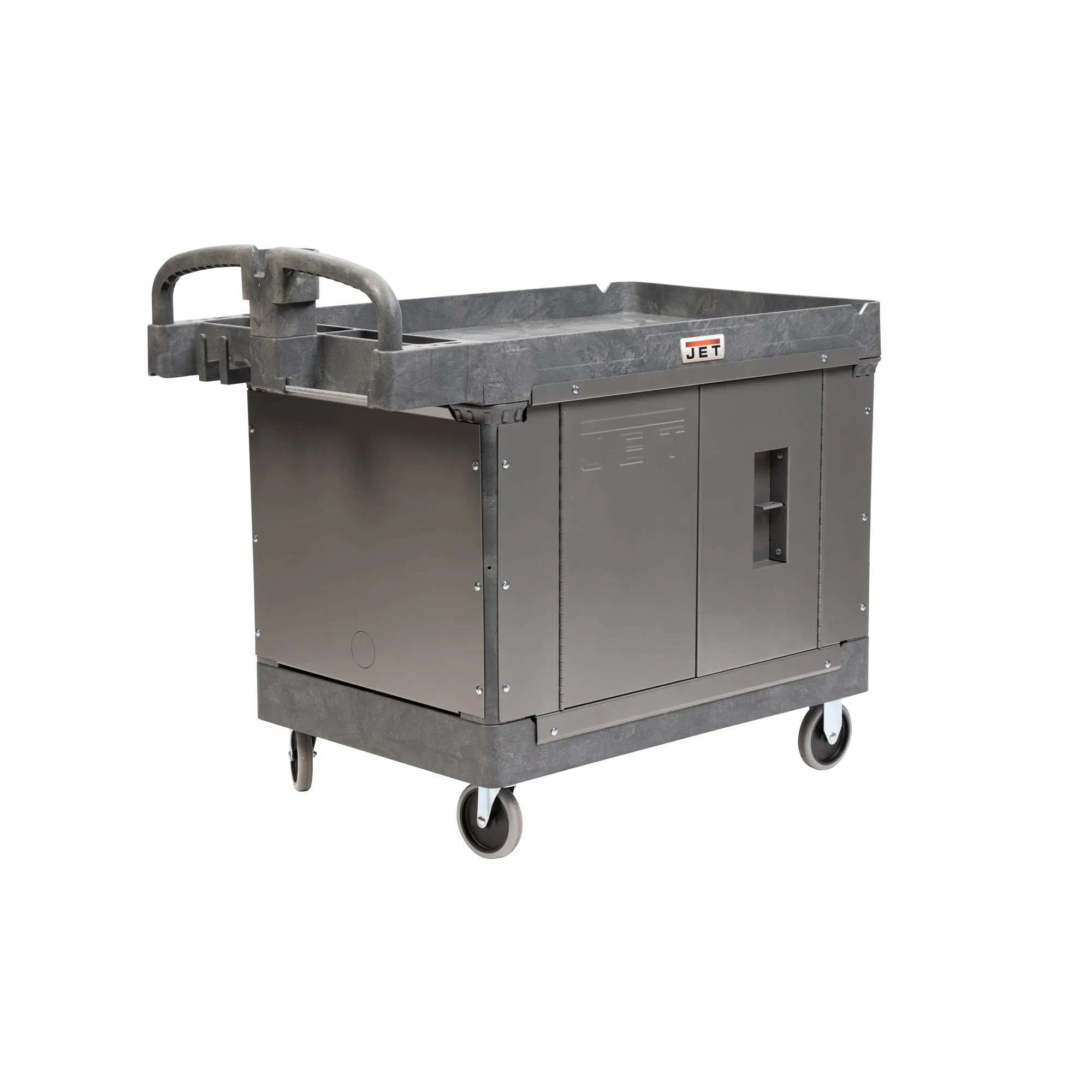 Jet Tools Load-N-Lock Security Cart System with PUC-4325 Resin Utility Cart