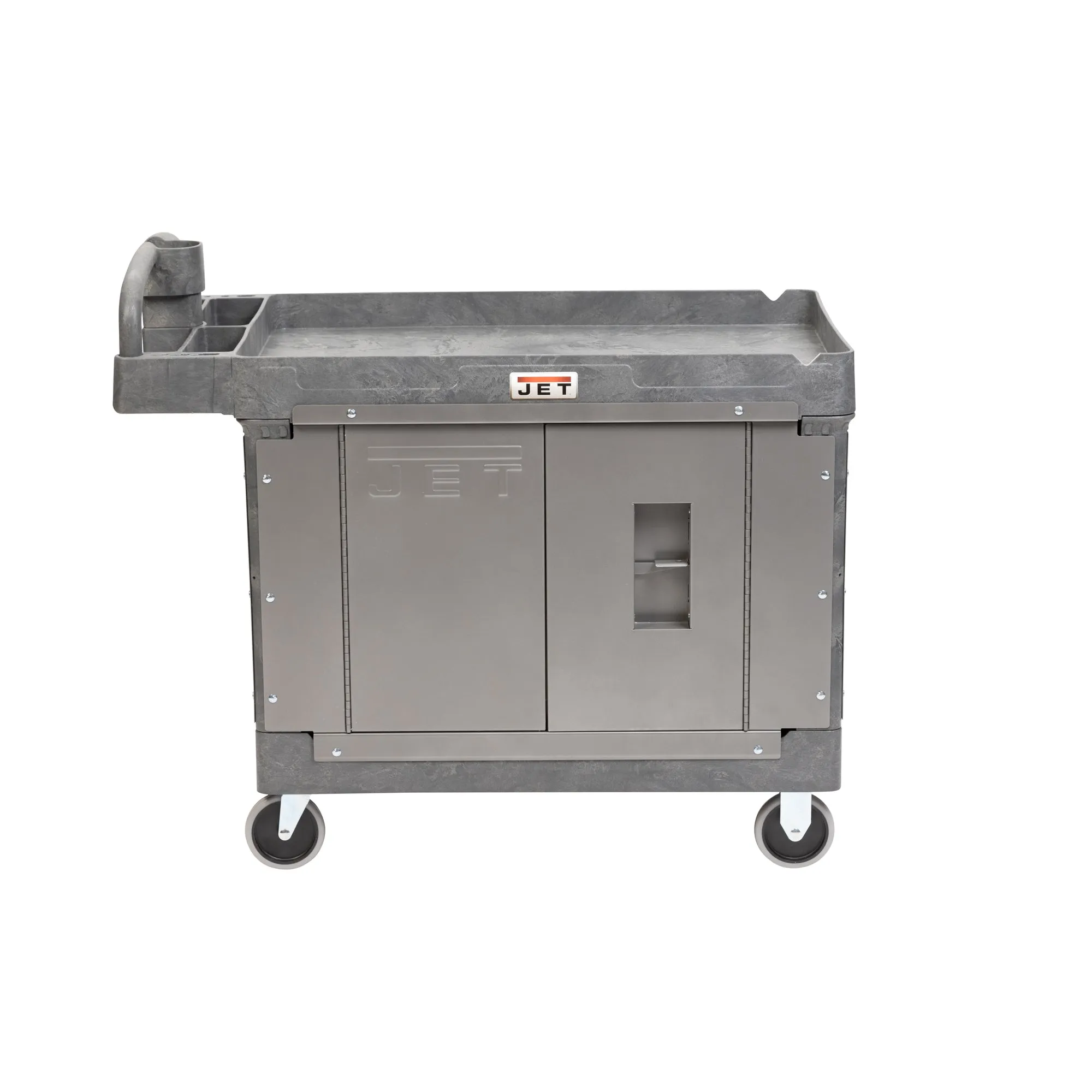 Jet Tools Load-N-Lock Security Cart System with PUC-4325 Resin Utility Cart