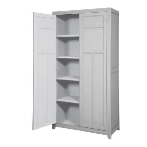 Laurette Armoire Parisienne Wardrobe Grey / Grey (Pre-Order; Est. Delivery in 3-4 Months)