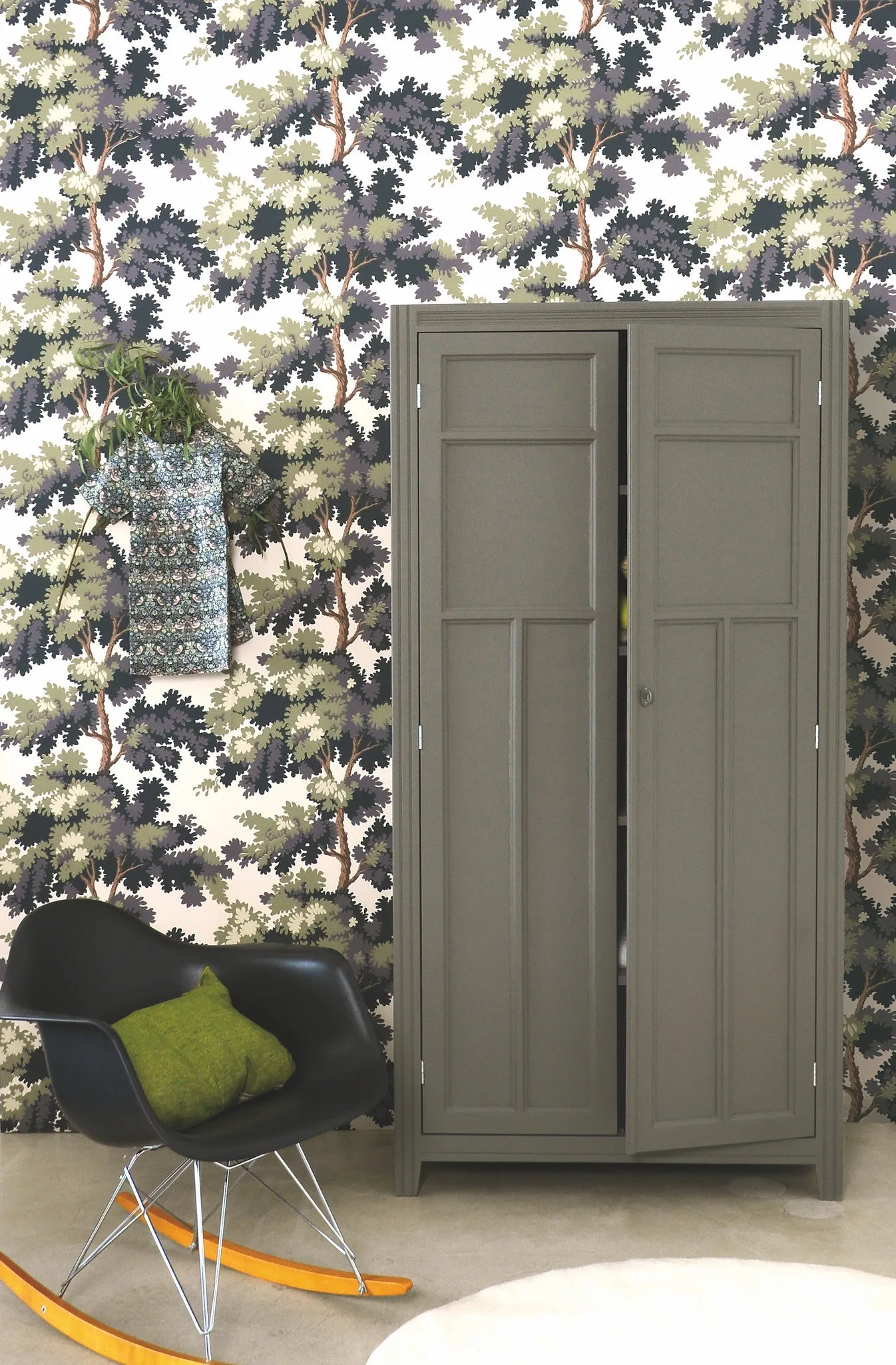 Laurette Armoire Parisienne Wardrobe Grey / Grey (Pre-Order; Est. Delivery in 3-4 Months)